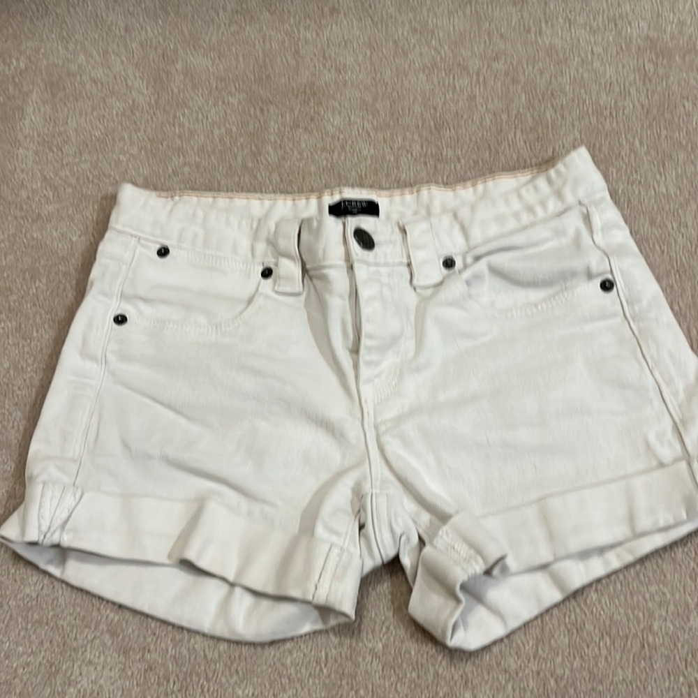J crew white shorts